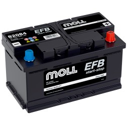 Аккумулятор автомобильный MOLL EFB LN4 Start-Stop 84Ah (82084) Аккумулятор автомобильный MOLL EFB LN4 Start-Stop 84Ah (82084)