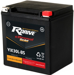 Мото аккумулятор RDrive Gold YIX30L-BS AGM 31.6 Ач Мото аккумулятор RDrive Gold YIX30L-BS AGM 31.6 Ач