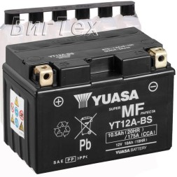Мото аккумулятор YUASA AGM YT12A-BS 10.5 Ач Мото аккумулятор YUASA AGM YT12A-BS 10.5 Ач