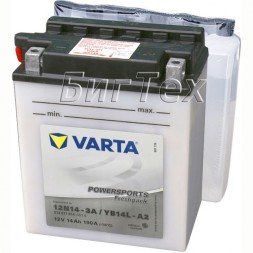 Мото аккумулятор Varta Powersports Freshpack YB14L-A2, 14 Ач (12N14-3A) Мото аккумулятор Varta Powersports Freshpack YB14L-A2, 14 Ач (12N14-3A)