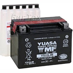 Мото аккумулятор YUASA AGM YTX15L-BS 13 Ач Мото аккумулятор YUASA AGM YTX15L-BS 13 Ач