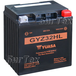 Мото аккумулятор YUASA AGM GYZ32HL 32 Ач Мото аккумулятор YUASA AGM GYZ32HL 32 Ач