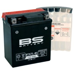Мото аккумулятор BS BTX7L-BS 6 Ач (YTX7L-BS) Мото аккумулятор BS BTX7L-BS 6 Ач (YTX7L-BS)