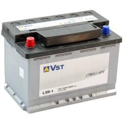 Аккумулятор автомобильный VST Стандарт L3R-1, 74 Ач 680A Аккумулятор автомобильный VST Стандарт L3R-1, 74 Ач 680A