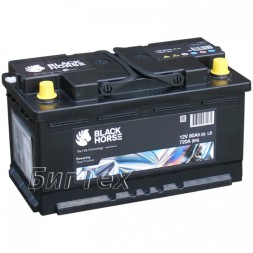 Аккумулятор автомобильный BLACK HORSE 80 Ач 720А (низкий) Аккумулятор автомобильный BLACK HORSE 80 Ач 720А (низкий)