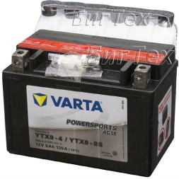 Мото аккумулятор VARTA Powersports AGM YTX9-BS 8 Ач Мото аккумулятор VARTA Powersports AGM YTX9-BS 8 Ач