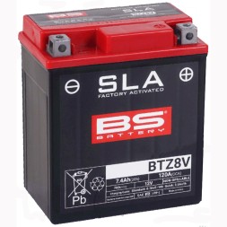Мото аккумулятор BS BTZ8V SLA 7.4 Ач Мото аккумулятор BS BTZ8V SLA 7.4 Ач